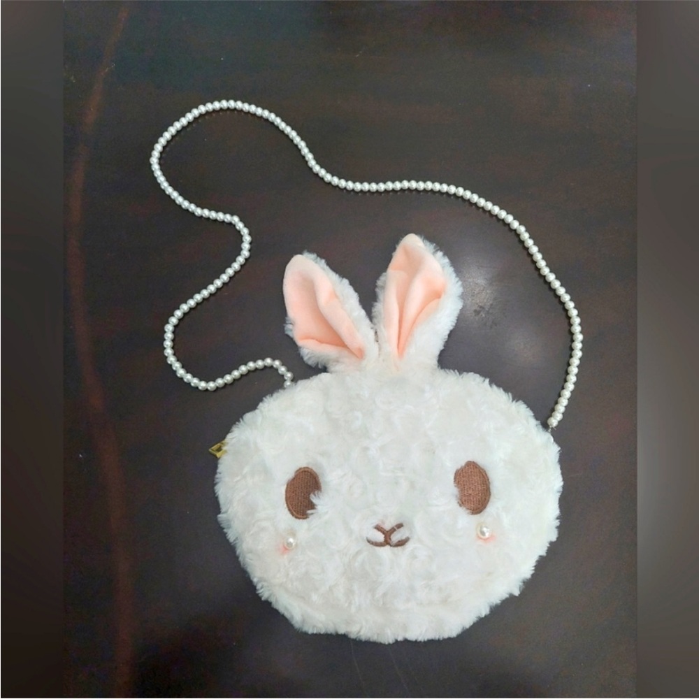 🐰 White Bunny Purse